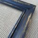 Old black patinated frame
