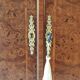 Armoire miniature en noyer Burr