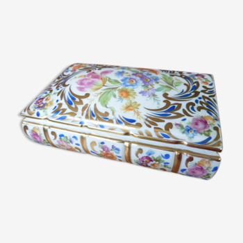 Limoges book-shaped candy box