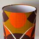 Oblivion lampshade H38 D20 - vintage 70's fabric