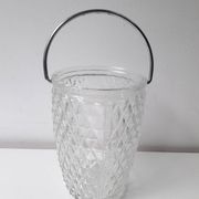Cut glass ice bucket (vintage)