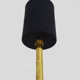 Lustre en laiton et perspex Moderniste Maison Arlus France des années 1950
