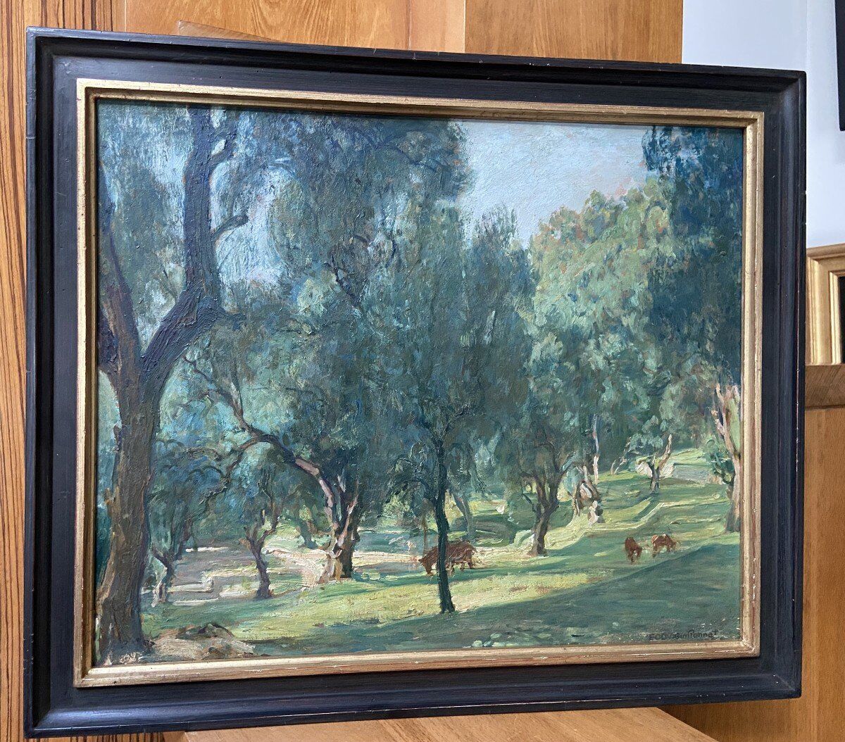 Octave Denis Victor Guillonnet (1872 - 1967) The Olive Trees,