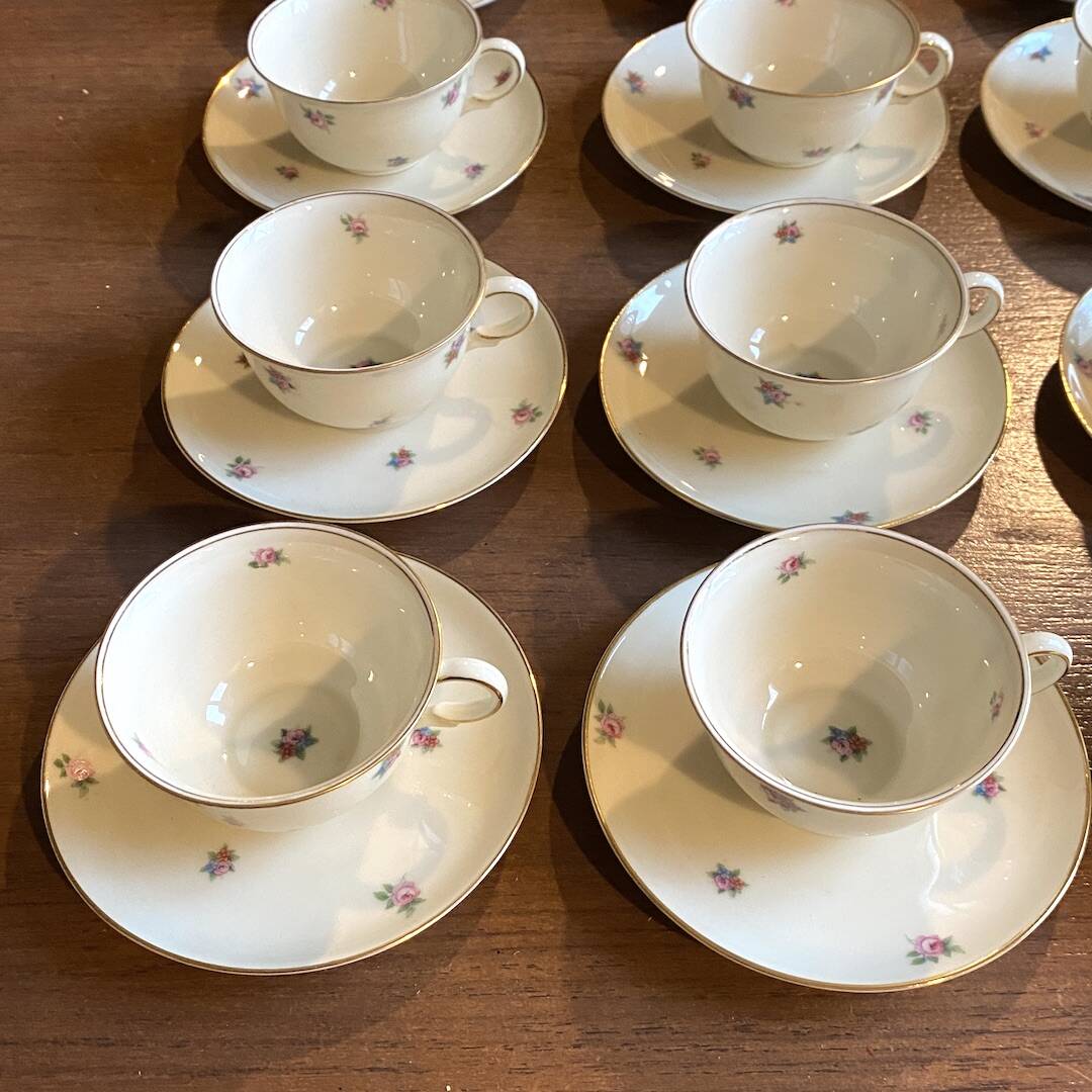 Royal Ivory Bohemia Porcelain Coffee Set