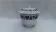 Vintage Meissen porcelain bonbonniere / lidded sugar bowl with vine leaf design, 1930s