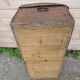 19th-century leather trunk