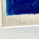 Tony Agostini, Bouquet with Blue Vase, Lithograph, Framed