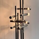 Large 70' Italian chrome table lamp by Stilux Milano