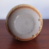 Sandstone teapot with rattan handle