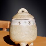 Empty pocket, Vase, the 2 potters, Jacques Serreet Michelle Bargoin, enameled lava circa 1960
