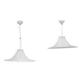 1970s Pair of Italian Pendants by Murano