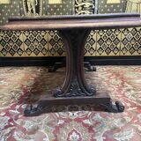Art Nouveau style mahogany bistro table