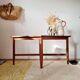 Petite table basse / Bout de canapé géométrique années 50-60