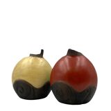 Wilmer W Ramirez, Lot de 2 vases en faïence, Amérique du Sud, années 1990