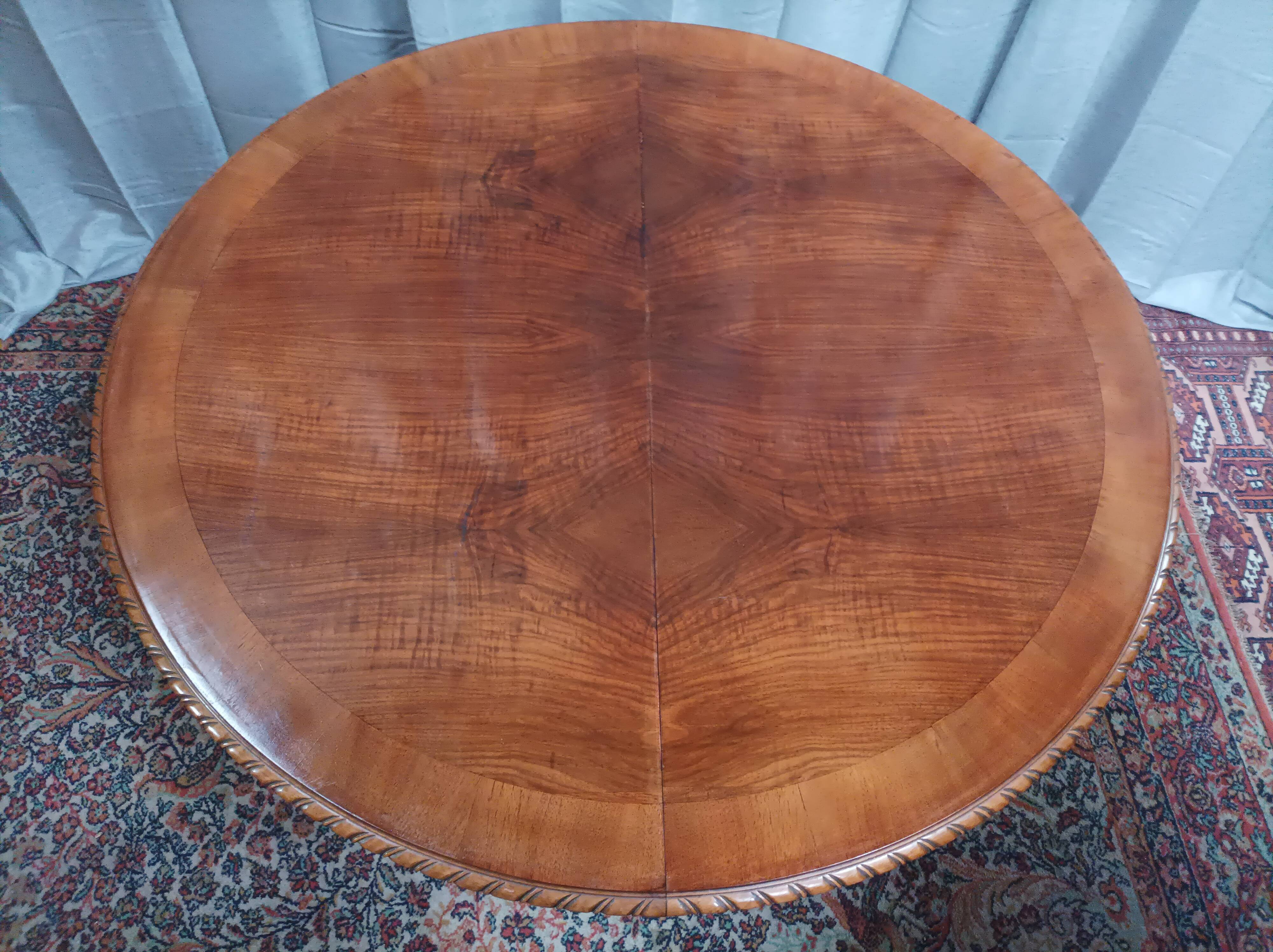 Mahogany Chippendale table Maison Jellinek Paris