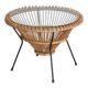 Italian rattan side table * D69 cm