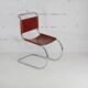 Chaise MR10 Mies Van Der Rorhe circa 1960 cuir cogna