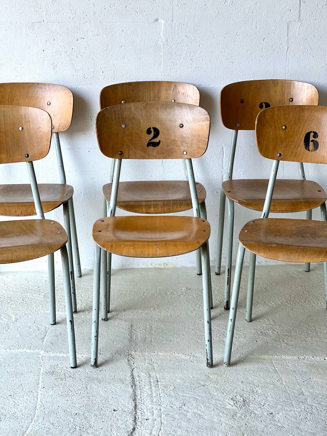 School Chairs, set of 6