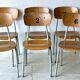 Chaises d'école, ensemble de 6