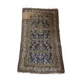 Ancient wool and silk carpet 109x178cm