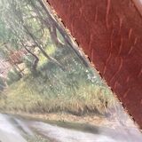 Oil painting on isorel signed M. Höpflinoer, Impressionist.