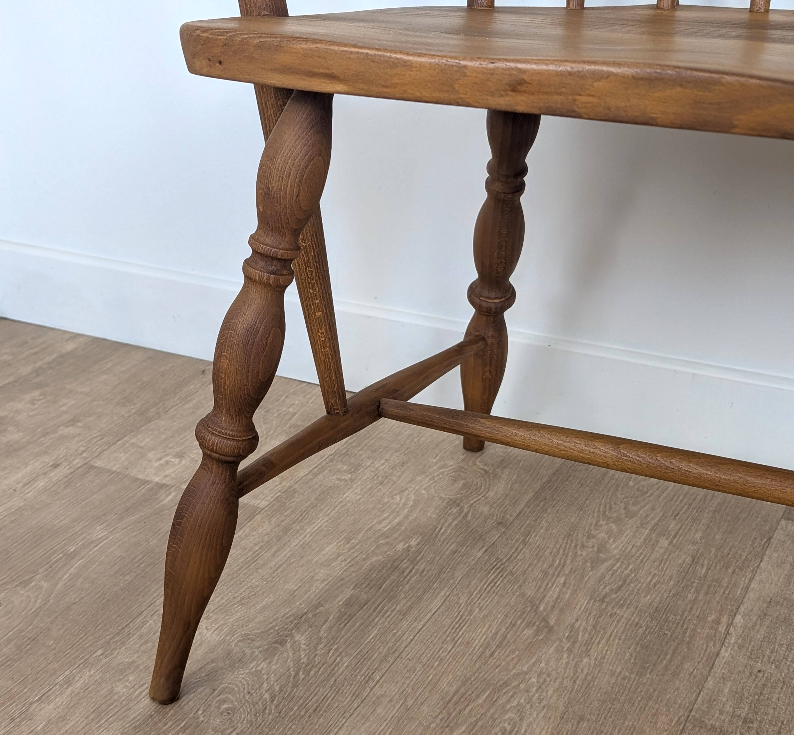 Bench, vintage bench in solid wood