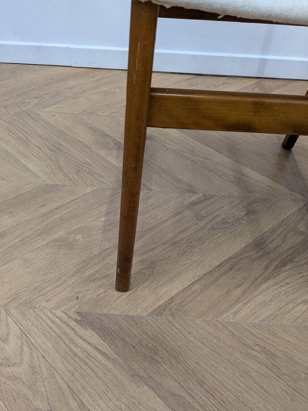 1 set of 3 vintage retro chairs by Farstrup