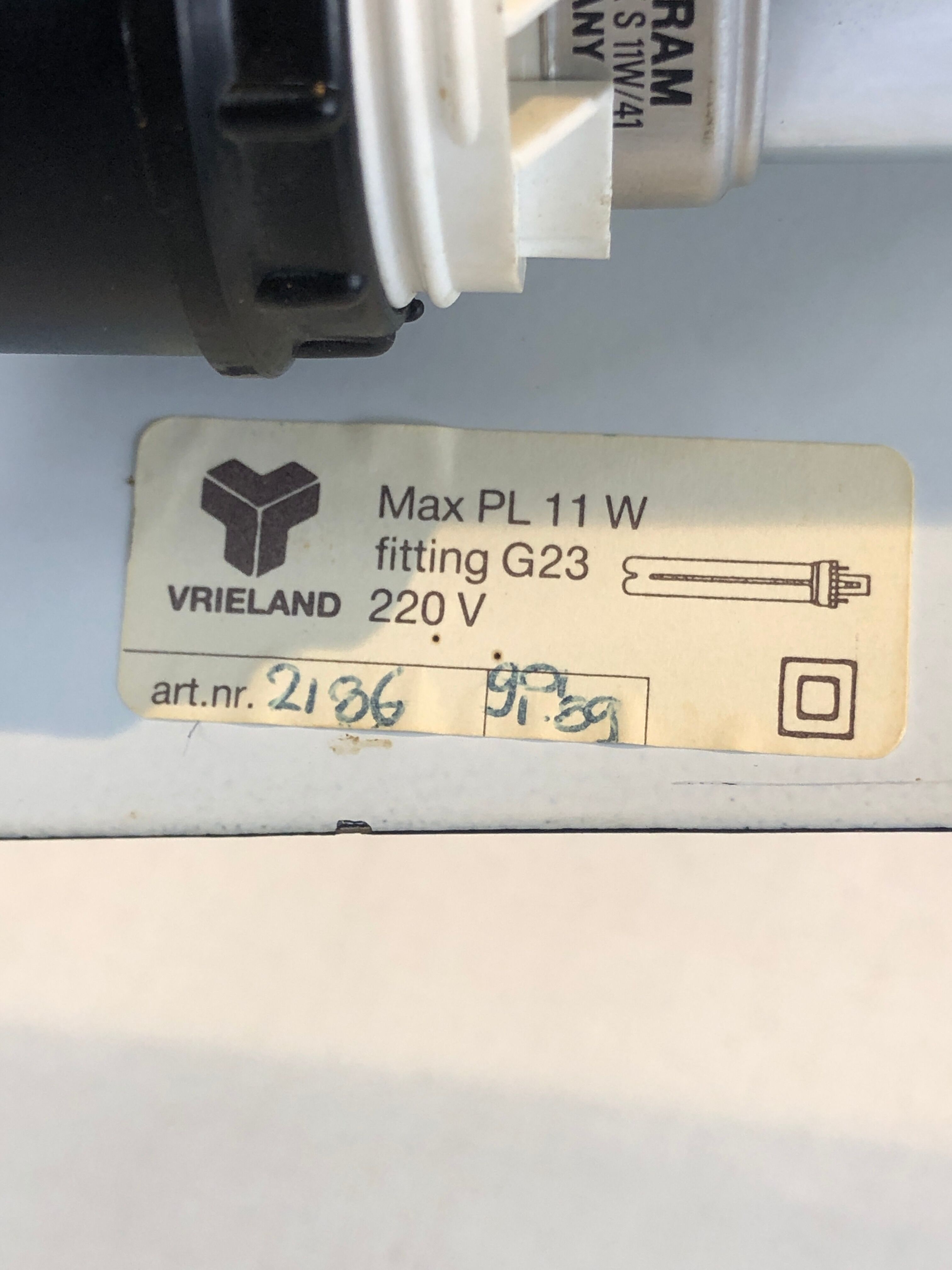 Black vintage desk lamp - Vrieland design