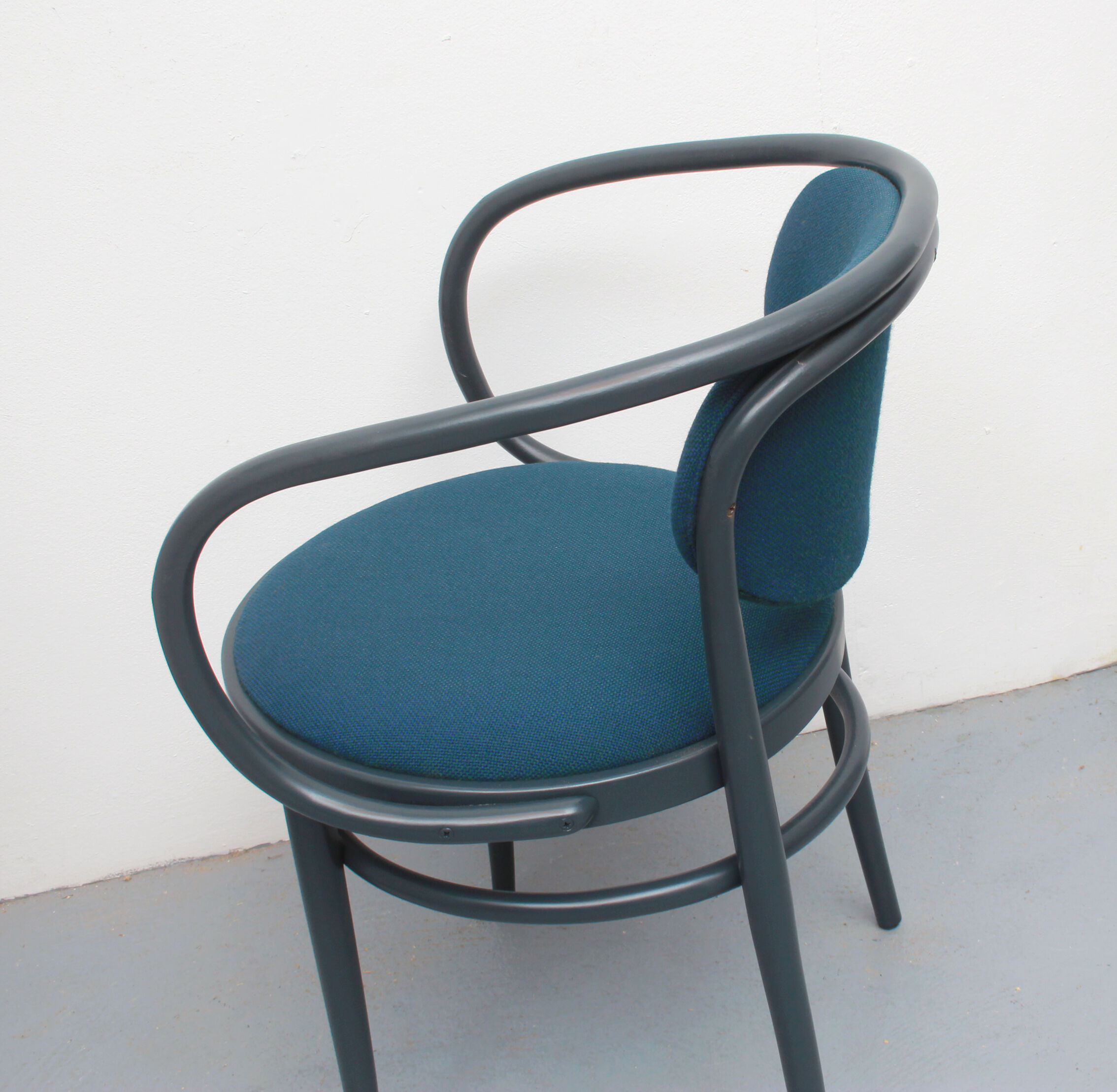 Bentwood chair No.209 Thonet in blue