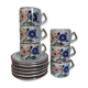 Vintage sandstone coffee cups