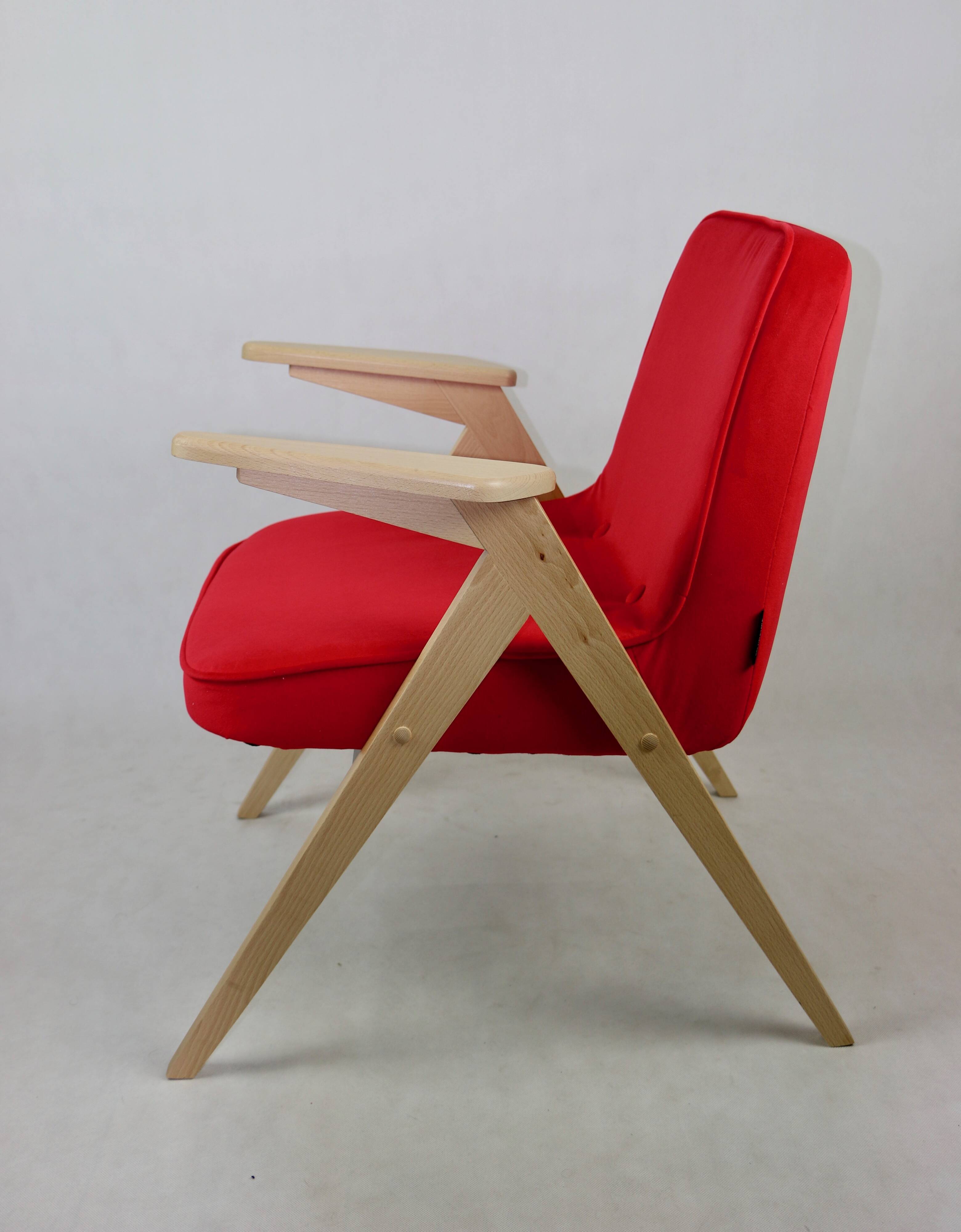 Fauteuil Red Bunny par Józef Chierowski
