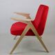 Fauteuil Red Bunny par Józef Chierowski