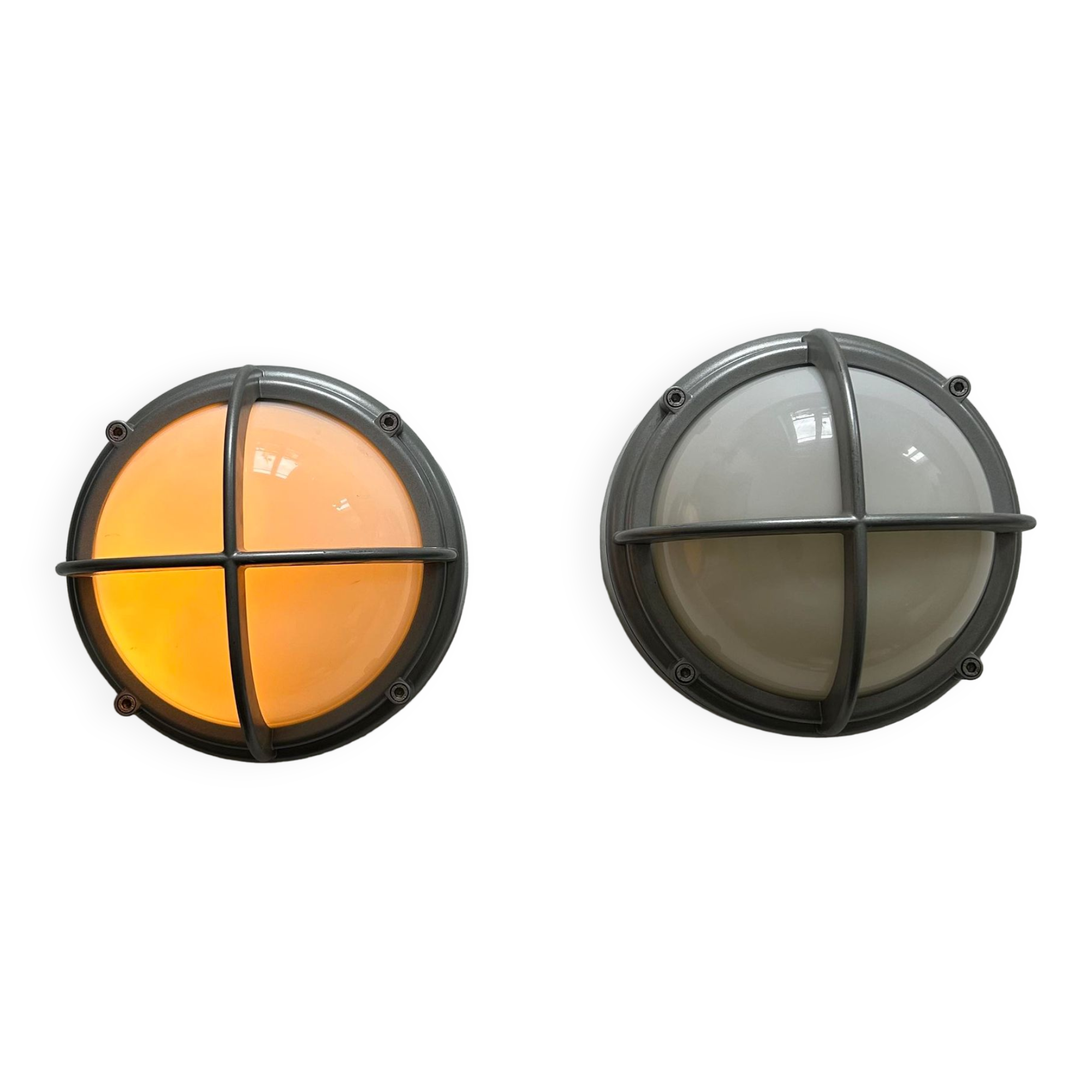 Pair of vintage SYOT, Louis Poulsen, aluminum