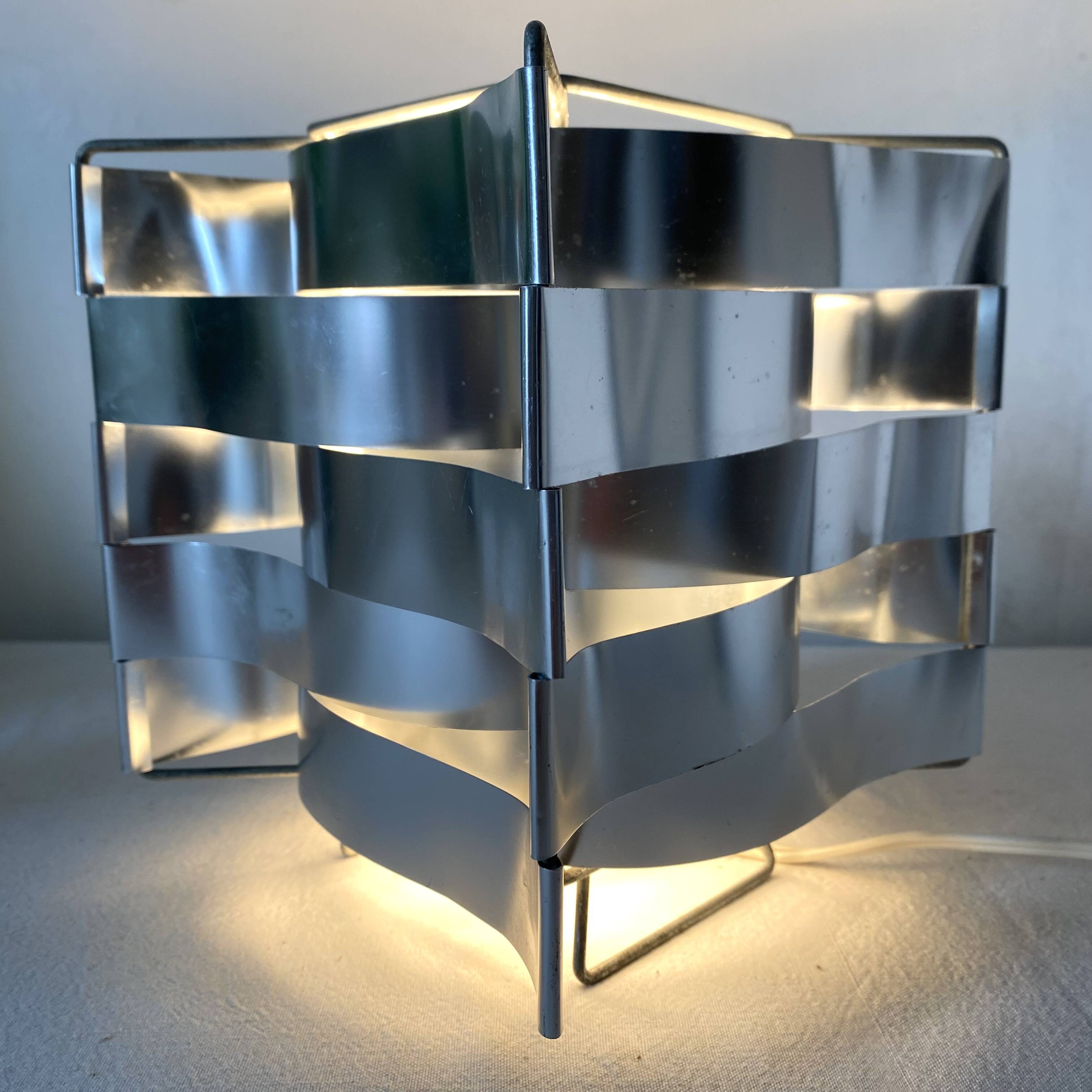 Lampe design vintage "uranus " par Max Sauze -1970