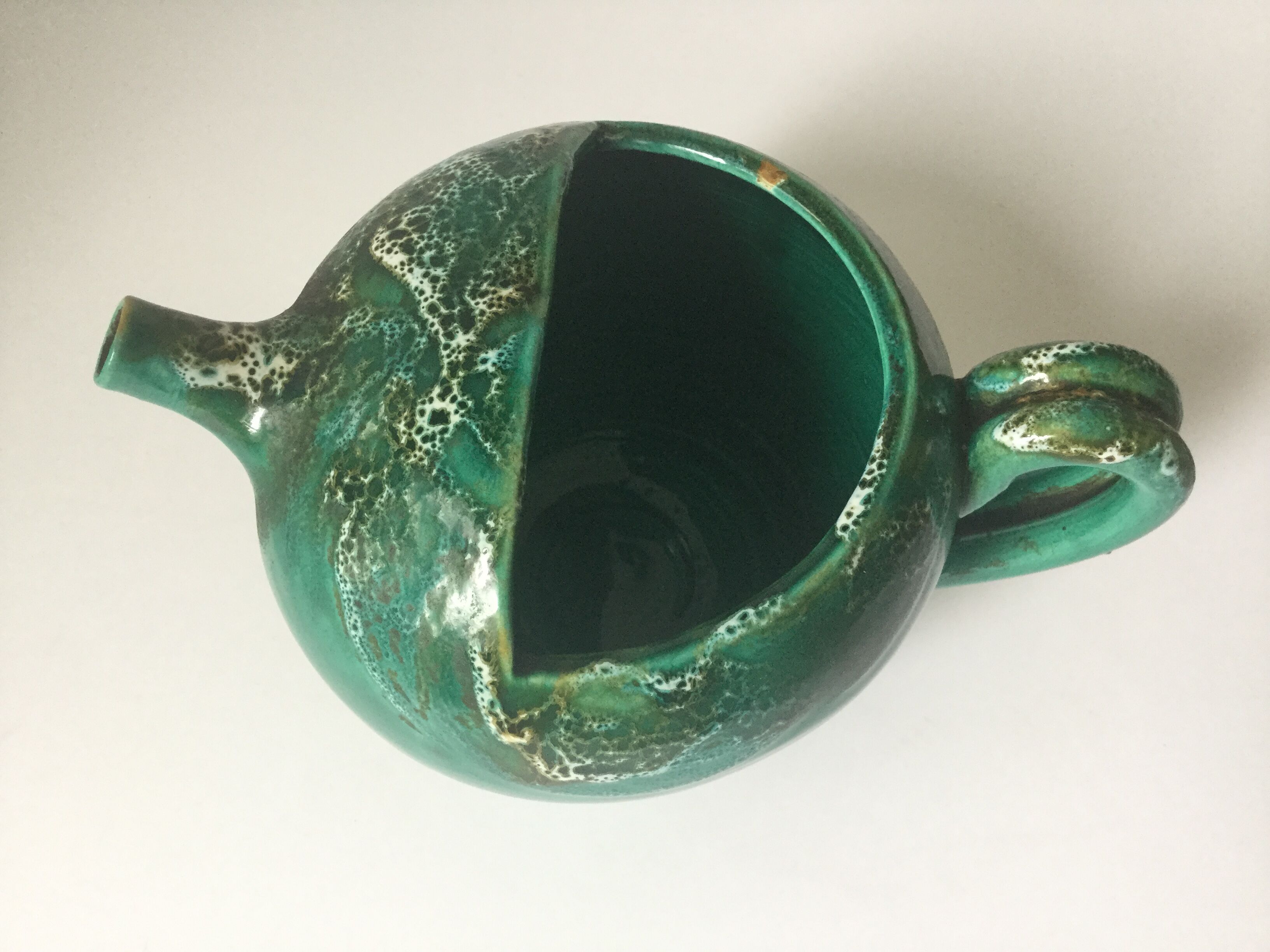 1950s ceramic pitcher Vallauris
