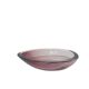 Decorative bowl, pink-purple, glass, designed by A. F. Gangkofner, Hessengl