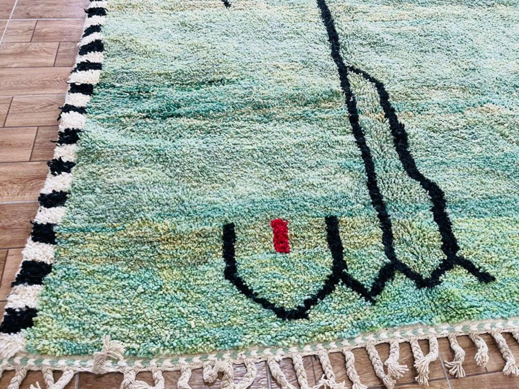 Traditional handmade Moroccan rug 3x2 m