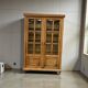 Vitrine en bois vintage / bibliothèque / étagère