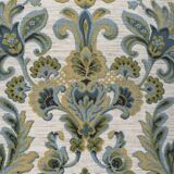 Fauteuil fleuri du milieu du siècle, Italie, années 1960