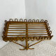 Shelf or wall console in rattan and bamboo