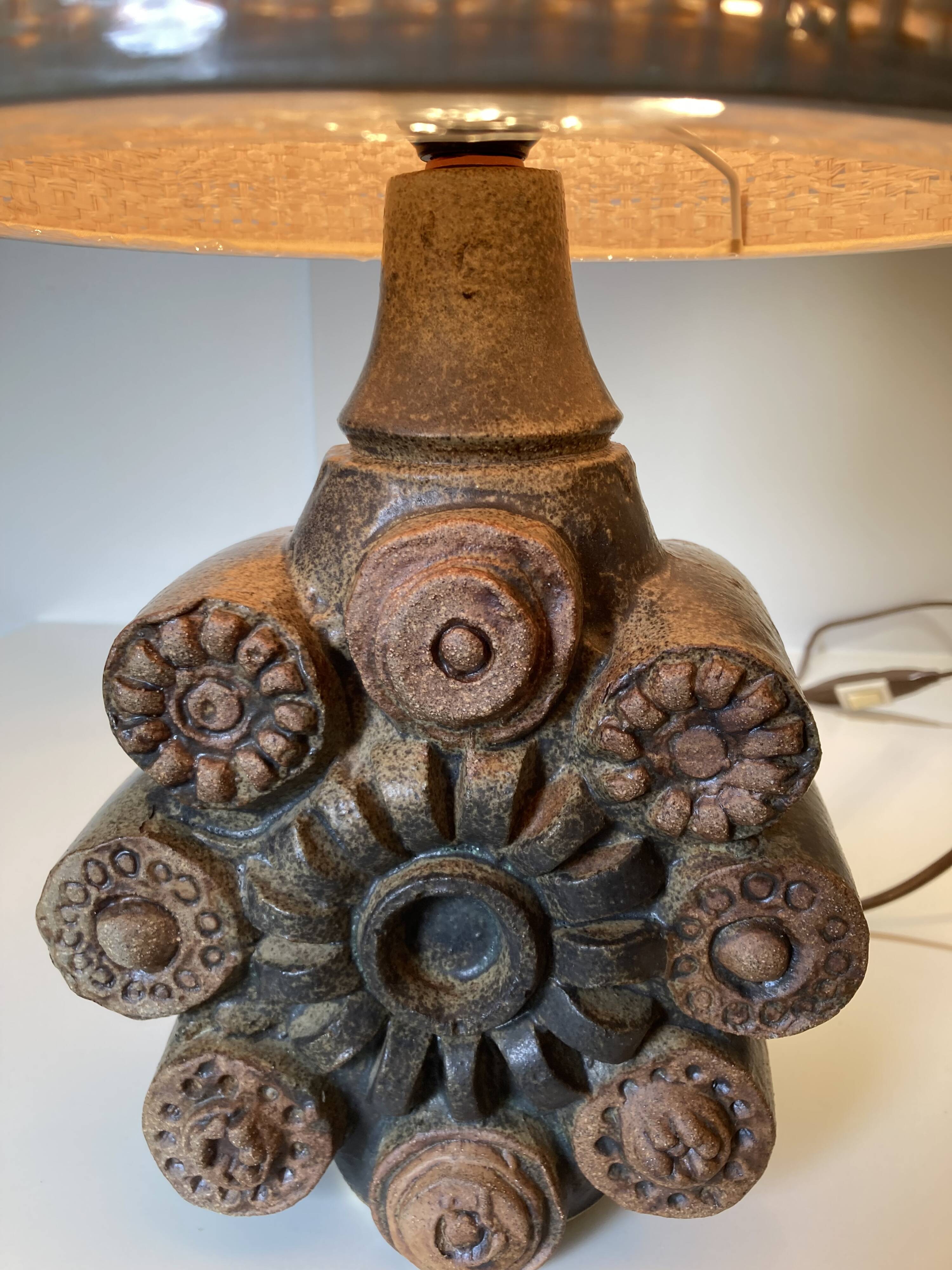Pair of Bernard Rooke lamps, 1970