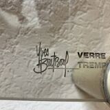 Table basse verre trempe Yves Boutboul