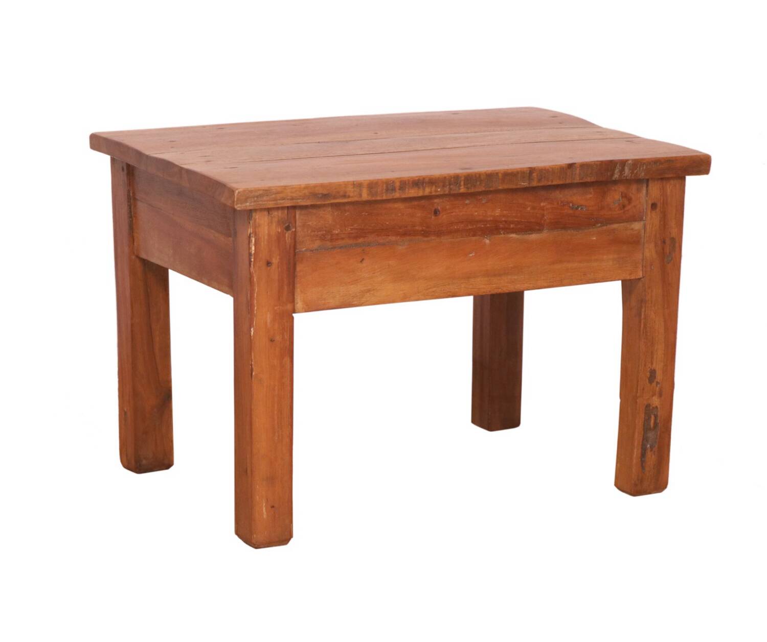 Antique Burmese teak bedside table