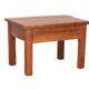 Ancienne table de chevet en teck birman