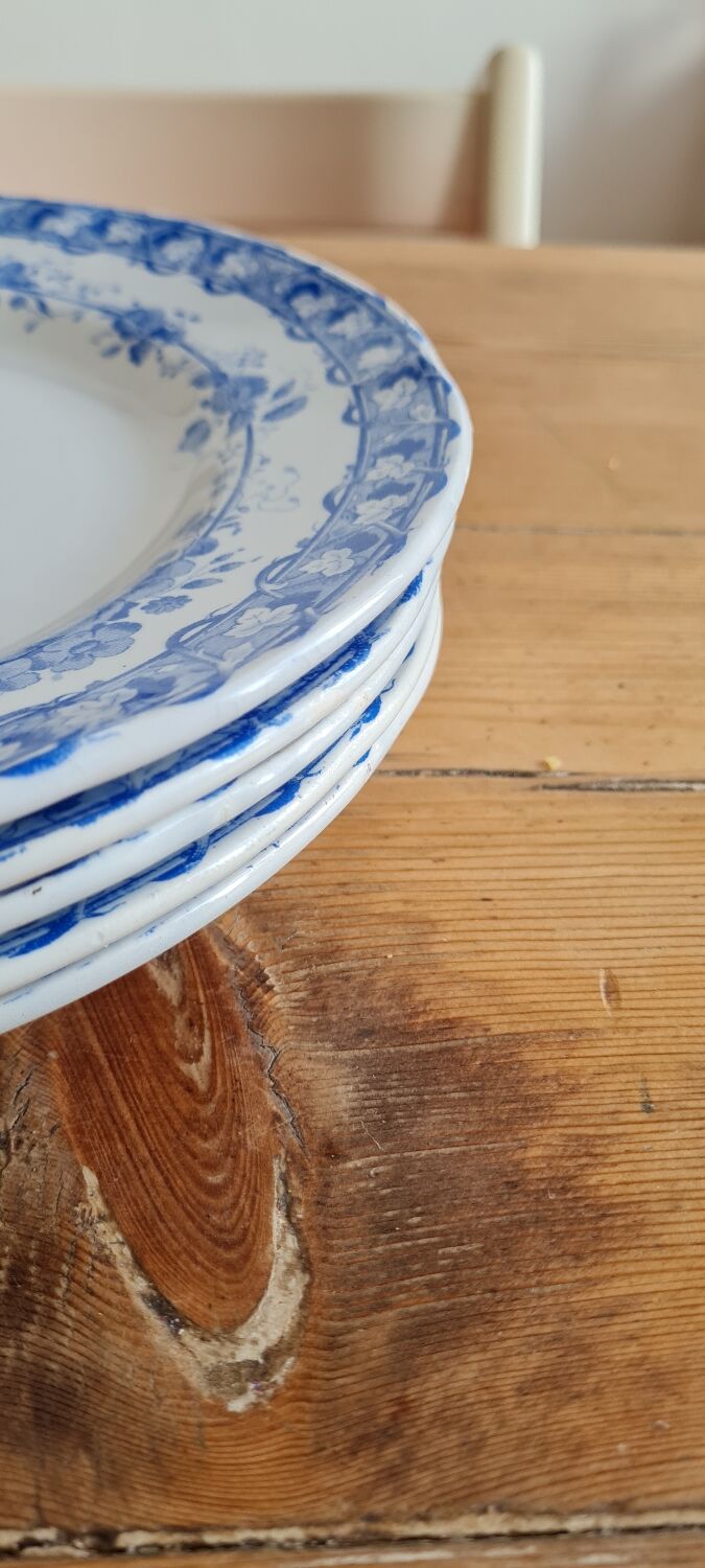 Set of 5 iron clay plates
