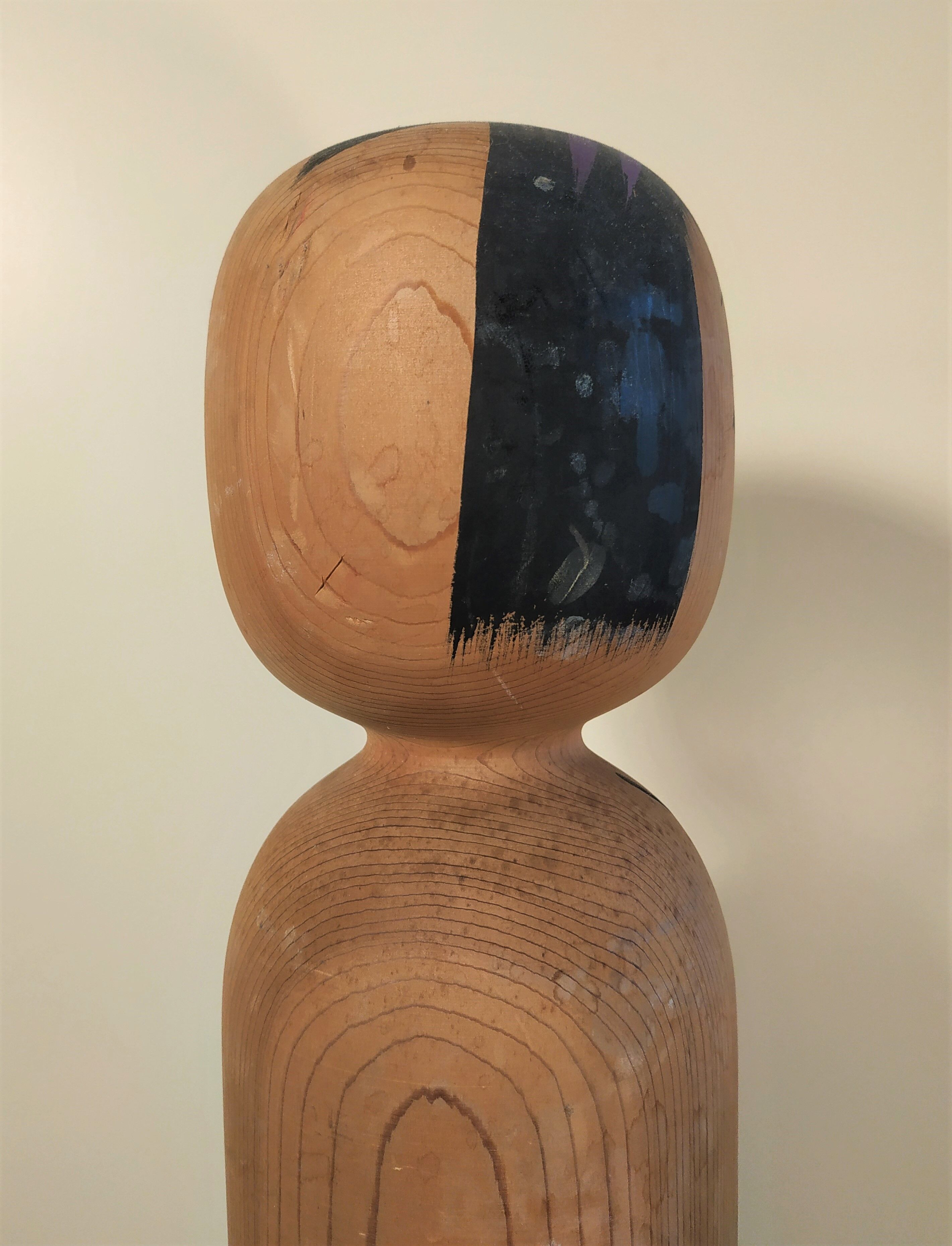 Kokeshi - Master Matogoro Kyomi 1970-80 - model Jumbo 49 cm - Japan