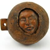 Anthropomorphic sculpture, terracotta, signed