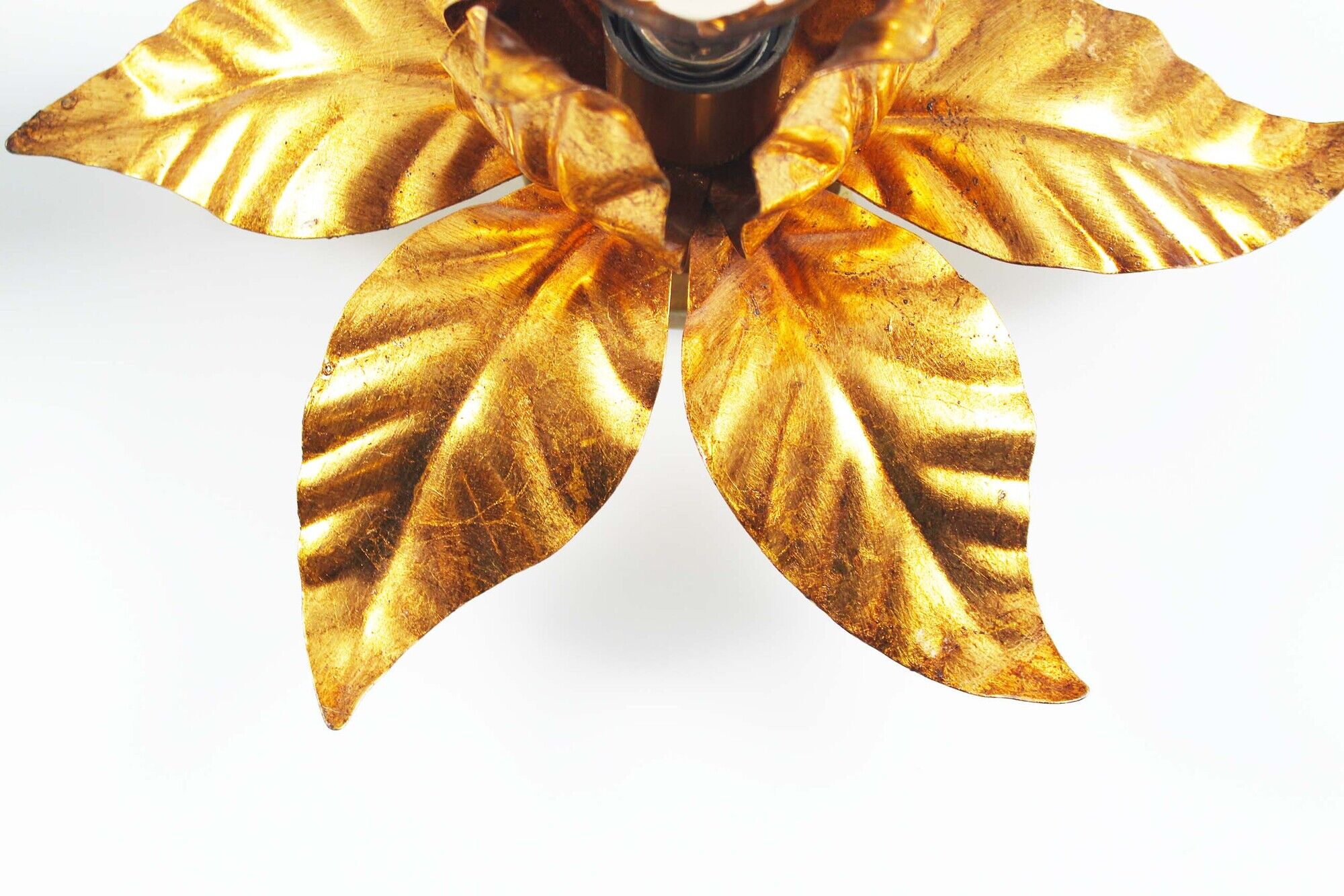 Pair of 1970's Italian gilt Florentine Wall Lights