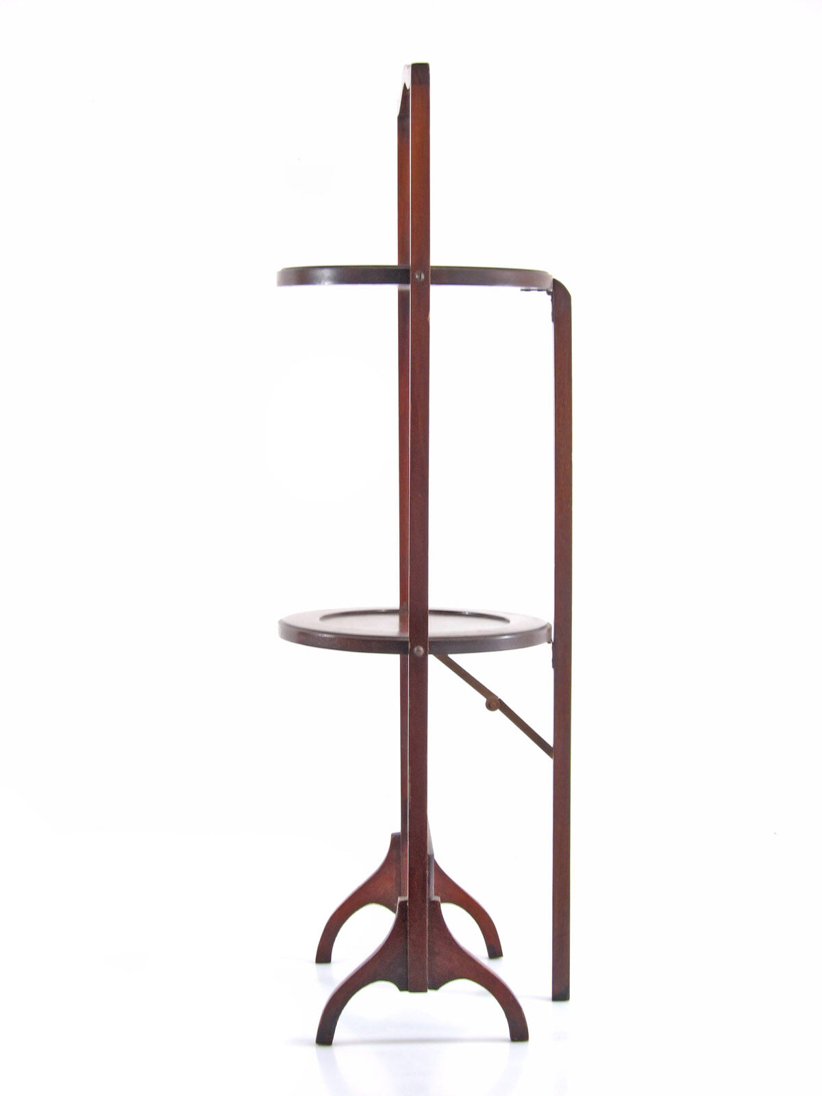 Mahogany vintage Jugendstil antique high tea cake stand 19th century