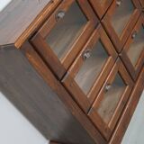 Vintage Dutch Pine Haberdashery Shop Cabinet, Mid-Century